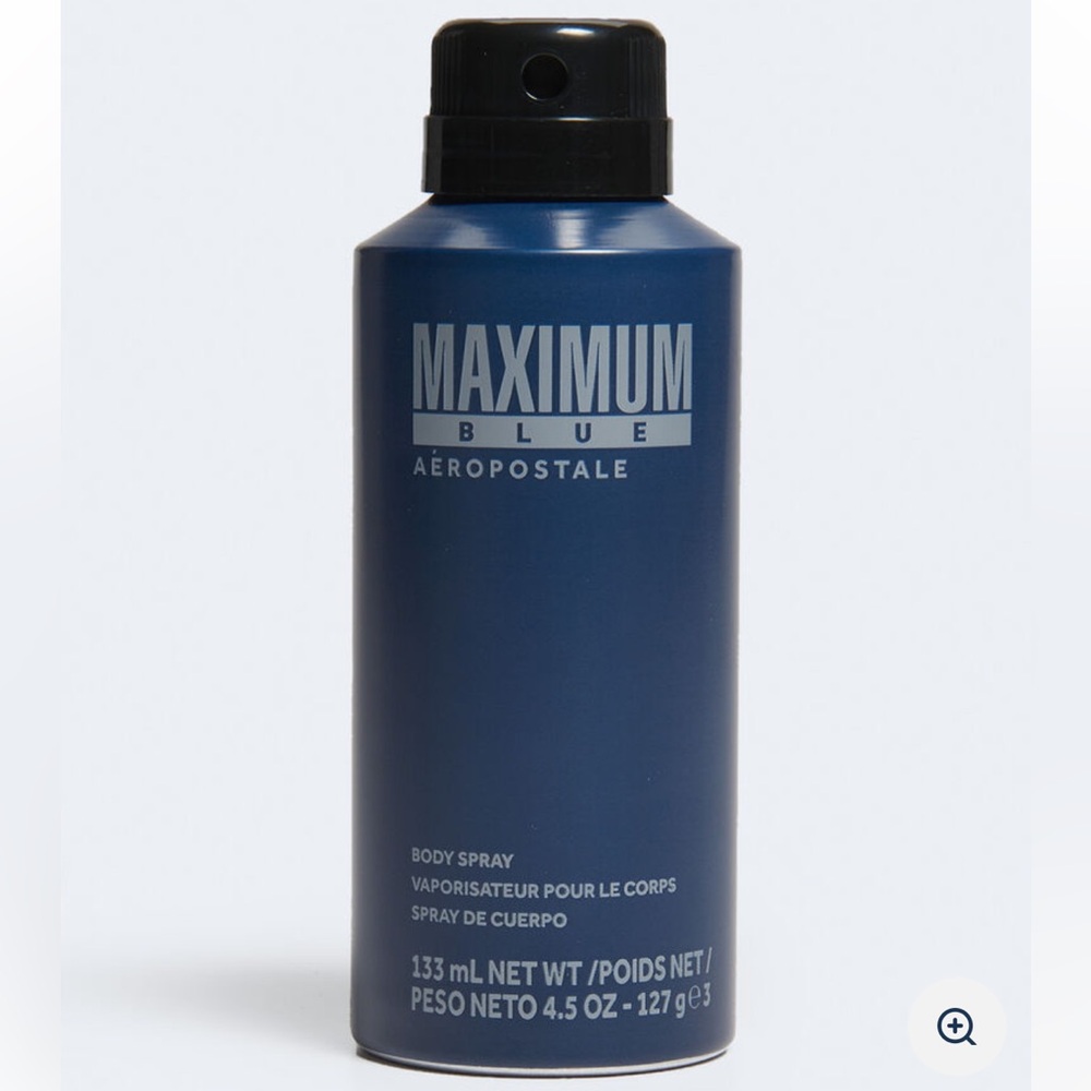 Aeropostale Maximum Blue Body Spray 4.5 fl oz Rare and Discontinued